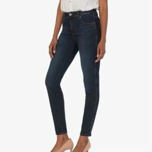 Kut from the Kloth Diana Skinny Dark Wash Jeans Size 4 Petite